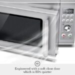 Breville BMO650SIL Compact Wave Soft Close Countertop Microwave Oven, Silver - Image 4