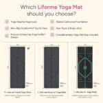 Liforme Original Yoga Mat – Free Yoga Bag Included – Patented Alignment System, Warrior-like Grip, Non-slip, Eco-friendly, sweat-resistant, long, wide, 4.2mm thick mat for comfort Visit the LIFORME Store - Image 3
