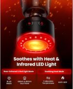 BOB AND BRAD Q2 Ultra Mini Massage Gun with Red Light Infrared Heating Head, Pocket-Sized Deep Tissue Massager for Muscle Therapy, HSA Portable Percussion Massage Gun for Pain Relief FSA Eligible - Image 3